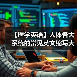 【医学英语】人体各大系统的常见英文缩写大全(图4) 【医学英语】人体各大系统的常见英文缩写大全(图4)