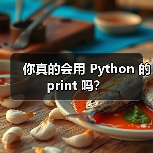 你真的会用 Python 的 print 吗?(图1) 你真的会用 Python 的 print 吗?(图1)