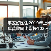 平安好医生2019年上半年营收同比增长102%，在线医疗强劲增长（图1）
