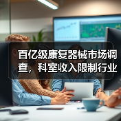 百亿级康复器械市场调查,科室收入限制行业发展,设备物联网化成为重要方向(图3) 百亿级康复器械市场调查,科室收入限制行业发展,设备物联网化成为重要方向(图3)
