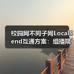 校园网不同子网LocalSend互通方案:组播隔离下单播如何破解(图1) 校园网不同子网LocalSend互通方案:组播隔离下单播如何破解(图1)