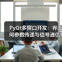 PyQt多窗口开发:界面间参数传递与信号通信详解(图3) PyQt多窗口开发:界面间参数传递与信号通信详解(图3)