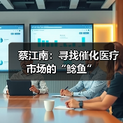 蔡江南:寻找催化医疗市场的“鲶鱼”(图1) 蔡江南:寻找催化医疗市场的“鲶鱼”(图1)