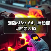 剑指offer-64、滑动窗⼝的最⼤值（图1）