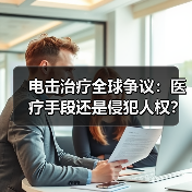 电击治疗全球争议：医疗手段还是侵犯人权？（图2）