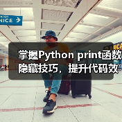 掌握Python print函数隐藏技巧，提升代码效率（图2）