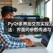 PyQt多界面交互实现方法:界面间参数传递与自定义信号通信(图4) PyQt多界面交互实现方法:界面间参数传递与自定义信号通信(图4)