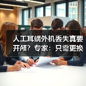 人工耳蜗外机丢失真要开颅?专家:只需更换体外机(图4) 人工耳蜗外机丢失真要开颅?专家:只需更换体外机(图4)