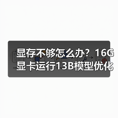 显存不够怎么办？16G显卡运行13B模型优化全攻略（图2）