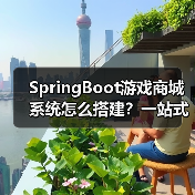 SpringBoot游戏商城系统怎么搭建？一站式部署解决方案全解析（图3）