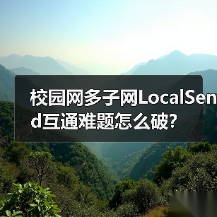 校园网多子网LocalSend互通难题怎么破？（图1）