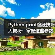 Python print隐藏技巧大揭秘：掌握这些参数，同事直呼内行！（图2）