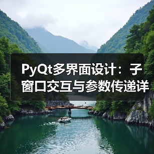 PyQt多界面设计：子窗口交互与参数传递详解（图1）