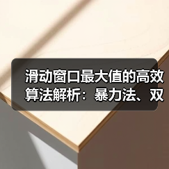 滑动窗口最大值的高效算法解析：暴力法、双端队列与动态规划对比（图2）