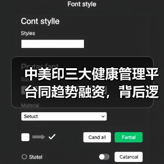 中美印三大健康管理平台同趋势融资，背后逻辑揭秘？（图1）