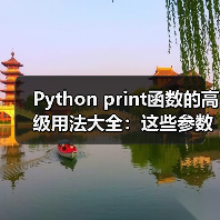 Python print函数的高级用法大全：这些参数你用对了吗？（图1）