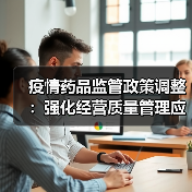 疫情药品监管政策调整：强化经营质量管理应对国际信任危机（图1）