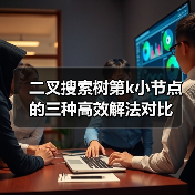 二叉搜索树第k小节点的三种高效解法对比（图1）