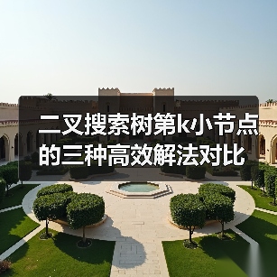 二叉搜索树第k小节点的三种高效解法对比（图4）