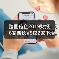 跨国药企2019财报：16家增长VS仅2家下滑，背后趋势揭秘（图2）