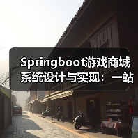 Springboot游戏商城系统设计与实现：一站式解决方案（图1）
