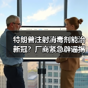 特朗普注射消毒剂能治新冠？厂商紧急辟谣揭秘真相（图1）