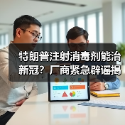 特朗普注射消毒剂能治新冠？厂商紧急辟谣揭秘真相（图3）