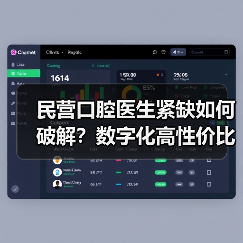 民营口腔医生紧缺如何破解？数字化高性价比方案突围（图2）