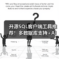 开源SQL客户端工具推荐！多数据库支持+AI智能查询（图1）