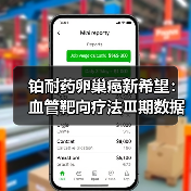 铂耐药卵巢癌新希望：血管靶向疗法Ⅲ期数据显著延长生存期