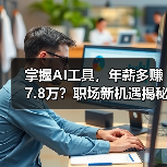 掌握AI工具,年薪多赚7.8万?职场新机遇揭秘(图2) 掌握AI工具,年薪多赚7.8万?职场新机遇揭秘(图2)
