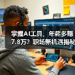 掌握AI工具,年薪多赚7.8万?职场新机遇揭秘(图3) 掌握AI工具,年薪多赚7.8万?职场新机遇揭秘(图3)