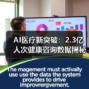 AI医疗新突破：2.3亿人次健康咨询数据揭秘