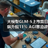 大模型GLM-5上市首日飙升超11% AGI赛道迎来新军