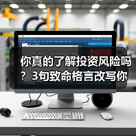 你真的了解投资风险吗？3句致命格言改写你的财富命运